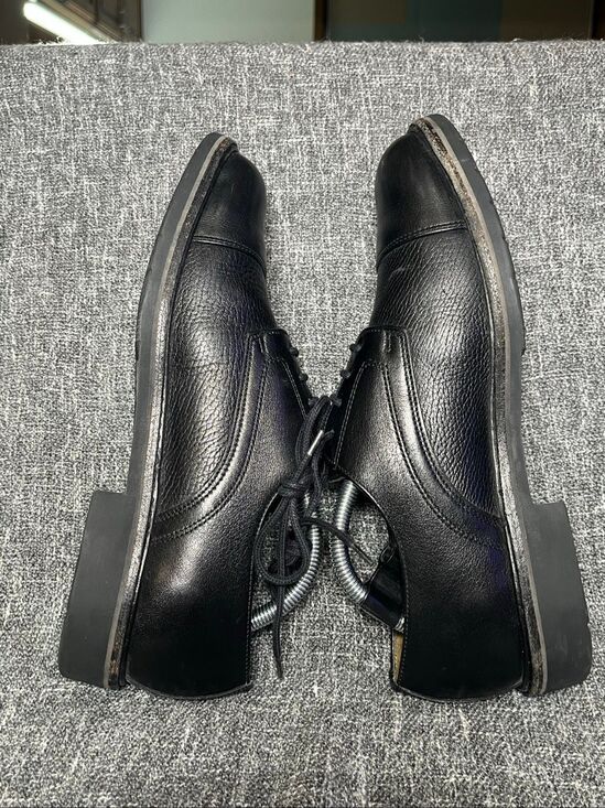 Mephisto Mens Black Leather Cap Toe Oxfords Derby Shoes Size US 9 EUR 8.5 main image 8
